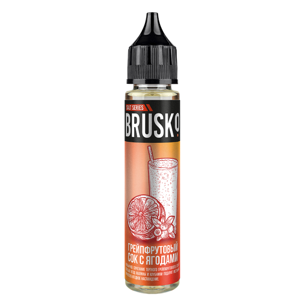Жидкость Brusko Salt Грейпфрутовый Сок С Ягодами 30 мл в Новосибирске