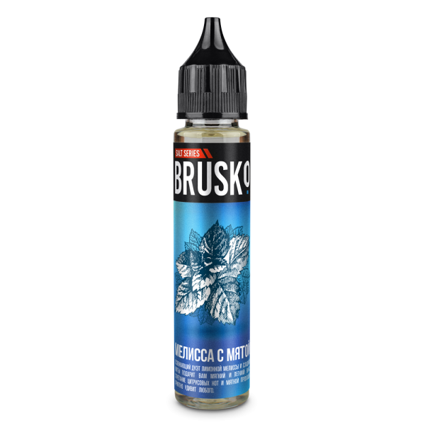 Жидкость Brusko Salt Мелиса С Мятой 30 мл в Новосибирске