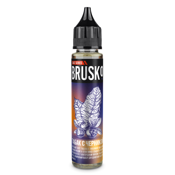 Жидкость Brusko Salt Табак С Черникой 30 мл в Новосибирске