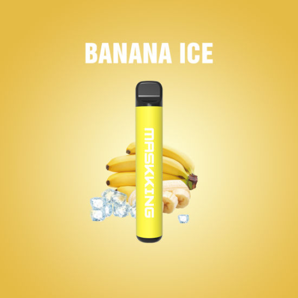 Одноразовая электронная сигарета Maskking High Pro Banana Ice (Ледяной Банан) 1000 затяжек в Новосибирске