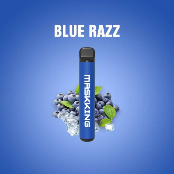 Одноразовая электронная сигарета Maskking High Pro Blue Razz (Черничный Рай) 1000 затяжек в Новосибирске