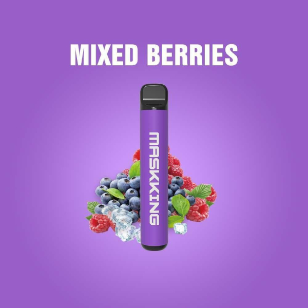 Одноразовая электронная сигарета Maskking High Pro Mixed Berries (Ягодный Рай) 1000 затяжек в Новосибирске