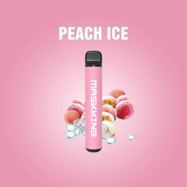 Одноразовая электронная сигарета Maskking High Pro Peach Ice (Персиковый Рай) 1000 затяжек в Новосибирске