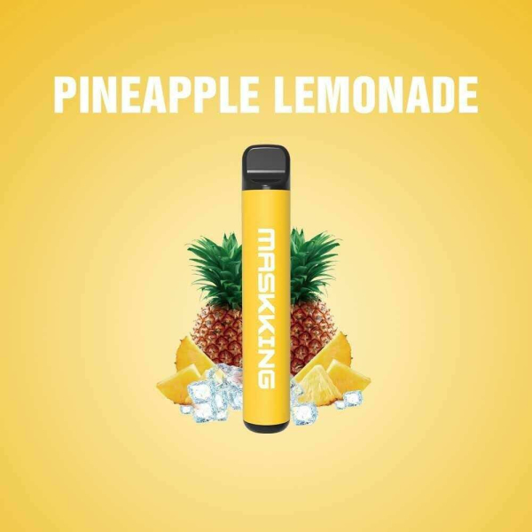 Одноразовая электронная сигарета Maskking High Pro Pineapple Lemonade (Ананасовый Лёд) 1000 затяжек в Новосибирске