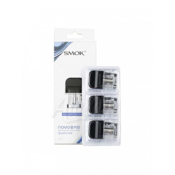 Упаковка картриджей NOVO 2 Quartz 1.4 ohm 2ml Coil Pod  by SMOK (в упаковке 3 шт) в Новосибирске