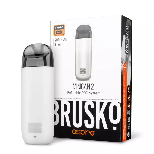 Brusko MINICAN 2 (400 мАч, Белый) в Новосибирске