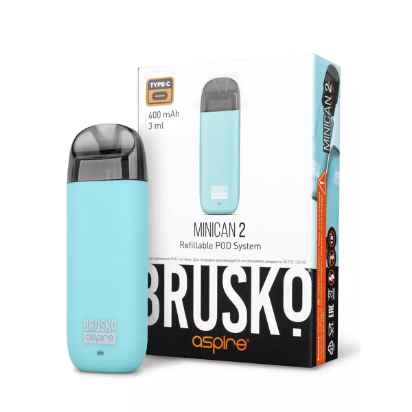 Brusko MINICAN 2 (400 мАч, Бирюзовый) в Новосибирске