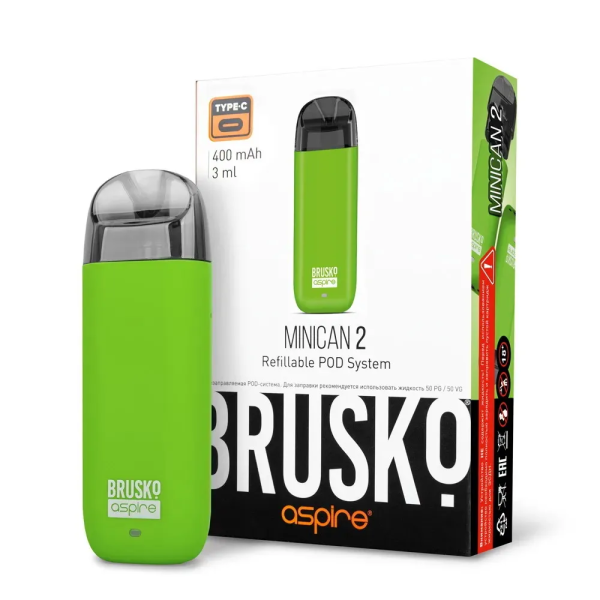 Brusko MINICAN 2 (400 мАч, Зеленый) в Новосибирске