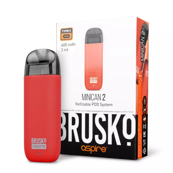 Brusko MINICAN 2 (400 мАч, Красный) в Новосибирске