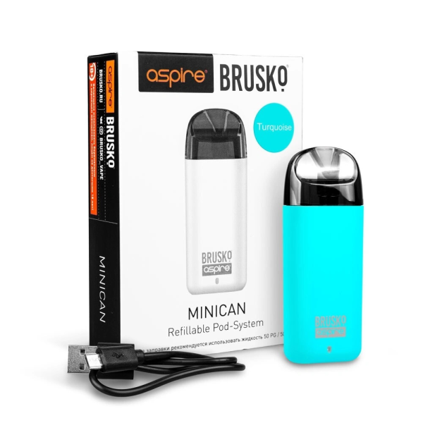 Brusko MINICAN plus (850 мАч, Бирюзовый) в Новосибирске