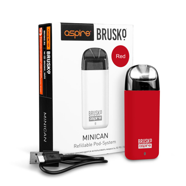 Brusko MINICAN plus (850 мАч, Красный) в Новосибирске