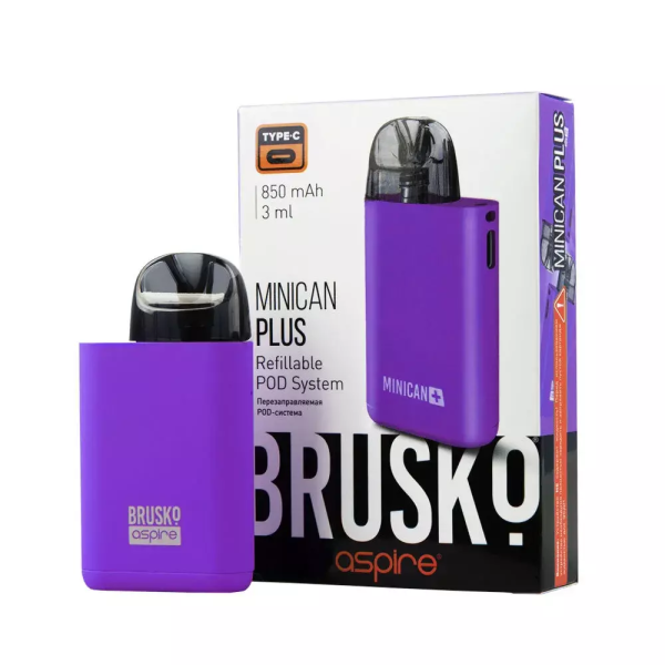 Brusko MINICAN plus (850 мАч, Фиолетовый) в Новосибирске