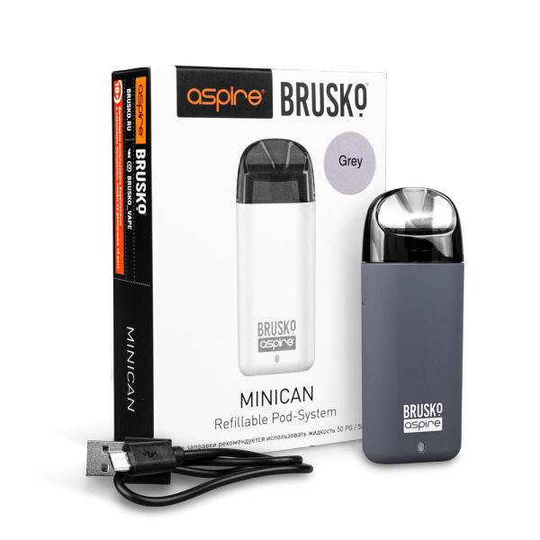 Brusko MINICAN (350 мАч, Серый) в Новосибирске