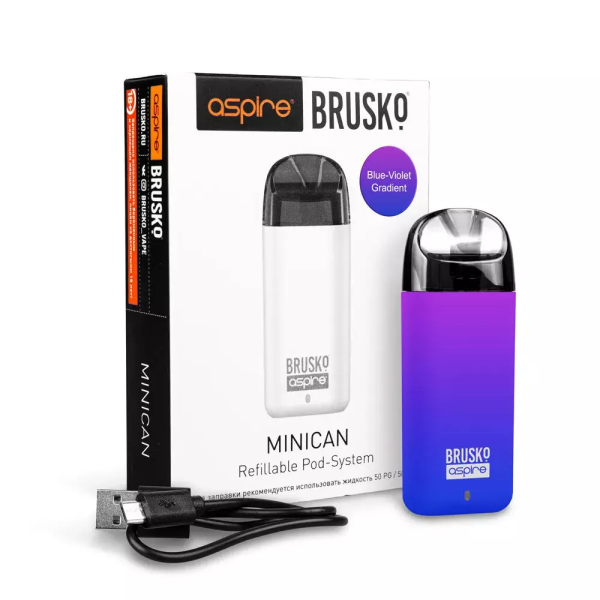 Brusko MINICAN (350 мАч, Синий,фиолетовый) в Новосибирске