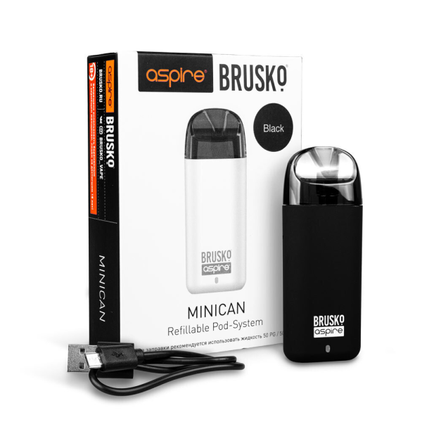 Brusko MINICAN (350 мАч, Черный) в Новосибирске