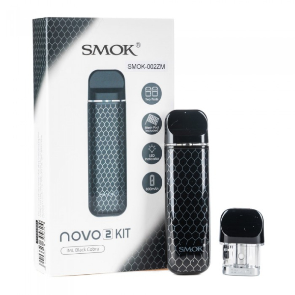 POD-система SMOK Novo 2 Pod 800 mAh Black Carbon в Новосибирске