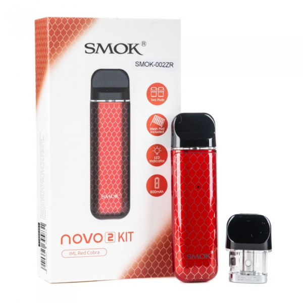POD-система SMOK Novo 2 Pod 800 mAh Red Carbon в Новосибирске