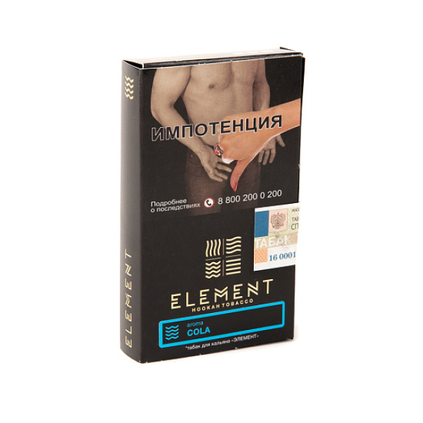 Табак ELEMENT ВОДА COLA 25 гр в Новосибирске