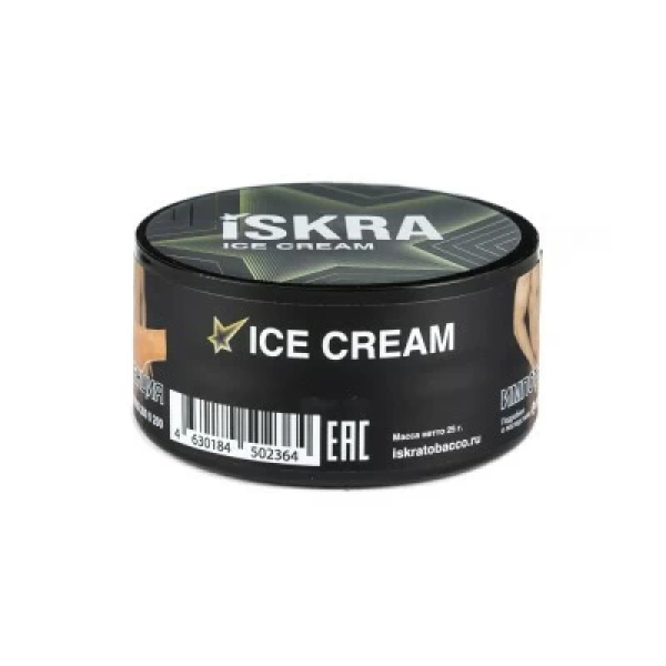 Табак Iskra Ice Cream (Сливочное мороженое) 25 гр в Новосибирске