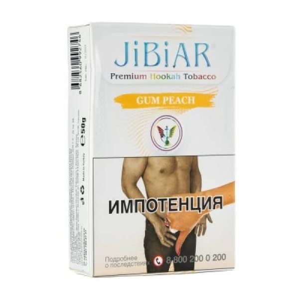Табак Jibiar Gum Peach (Персиковая жвачка) 50 гр в Новосибирске