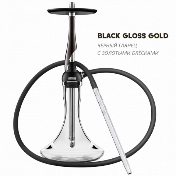 Кальян Koress K1T Black Gloss Gold в Новосибирске