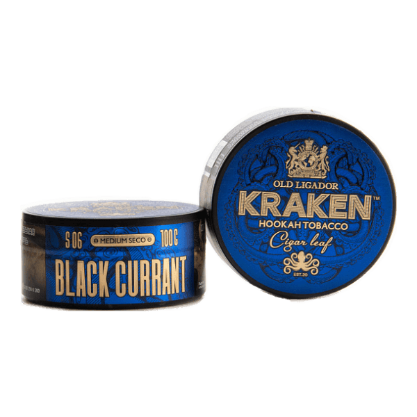 Табак Kraken Medium Seco Black Currant (Черная Смородина) 100 гр в Новосибирске