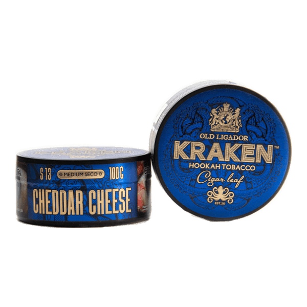 Табак Kraken Medium Seco Cheddar Cheese (Сыр Чеддер) 100 гр в Новосибирске
