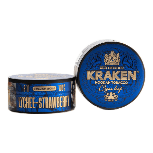 Табак Kraken Medium Seco Lychee strawberry (Личи и клубника) 100 гр в Новосибирске