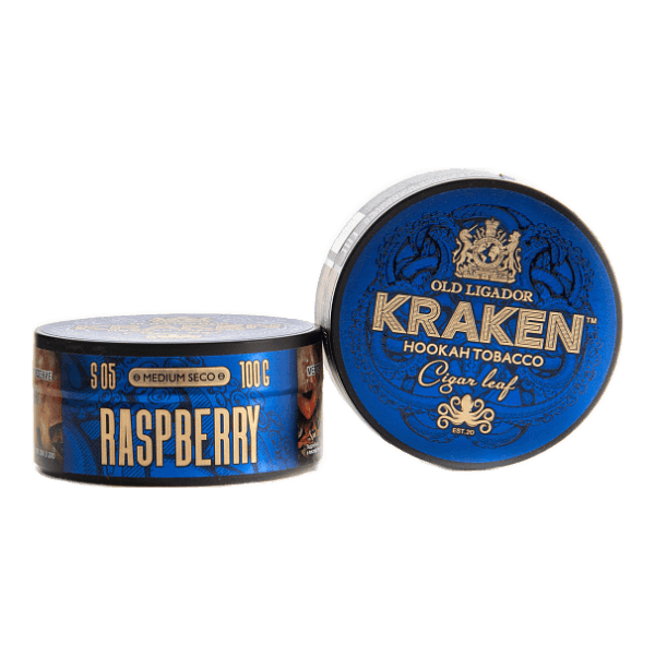 Табак Kraken Medium Seco Raspberry (Малина) 100 гр в Новосибирске