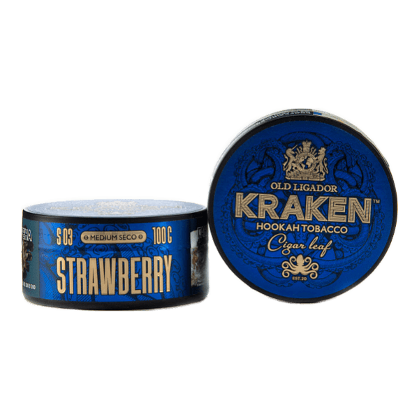 Табак Kraken Medium Seco Strawberr (Клубника) 100 гр в Новосибирске