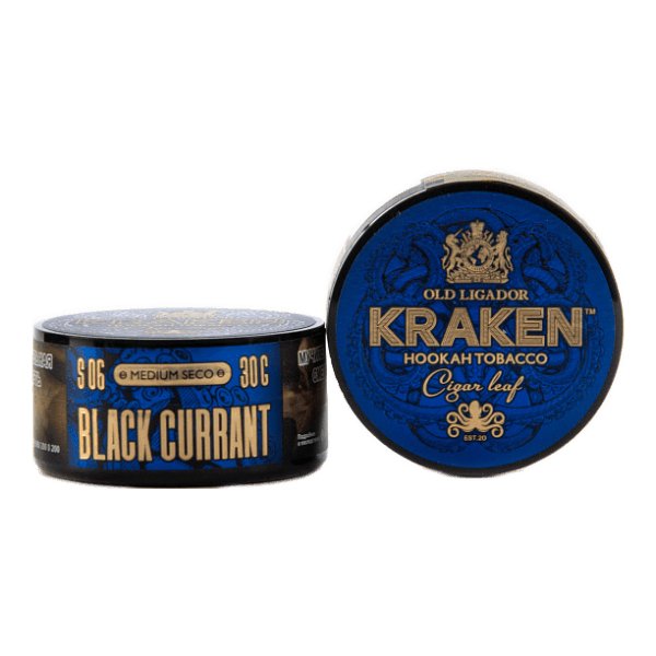 Табак Kraken Medium Seco Black Currant (Черная смородина) 30 гр в Новосибирске
