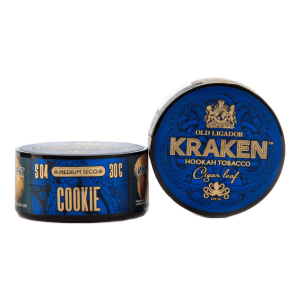 Табак Kraken Medium Seco Cookie (Печенье) 30 гр в Новосибирске