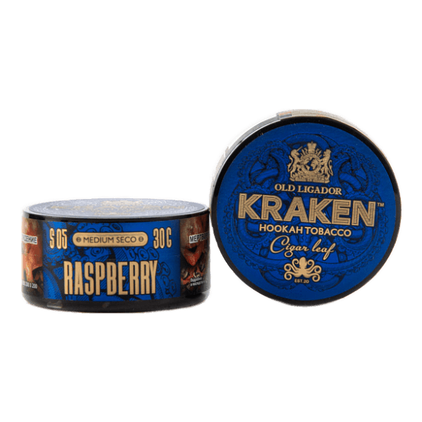 Табак Kraken Medium Seco Raspberry (Малина) 30 гр в Новосибирске