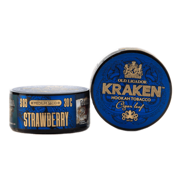 Табак Kraken Medium Seco Strawberr (Клубника) 30 гр в Новосибирске