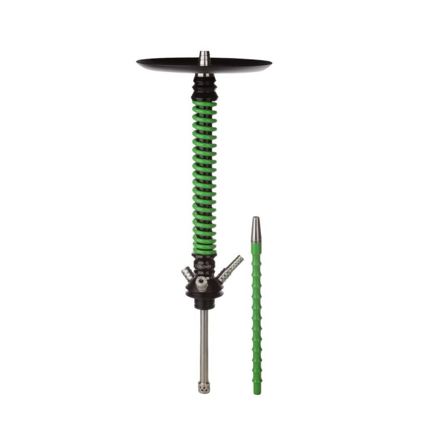Кальян Mamay Customs Coilovers v12 Зеленый/Черный в Новосибирске