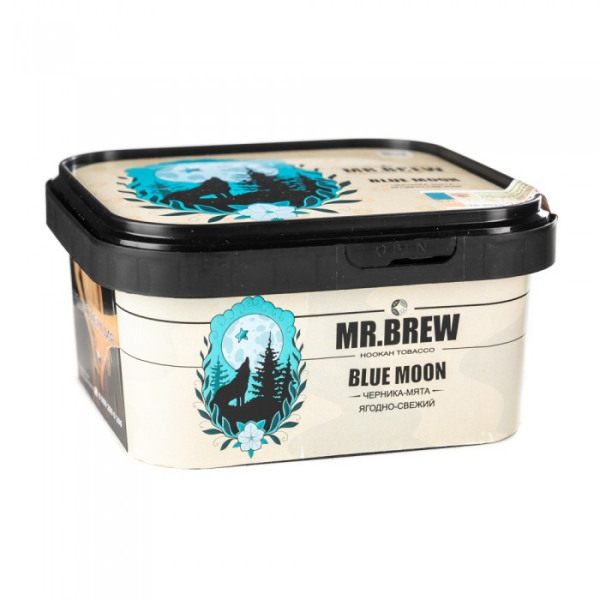 Табак Mr Brew Blue Moon (Черника с мятой) 200 гр в Новосибирске