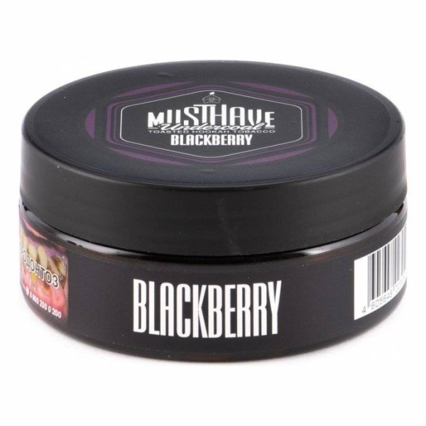 Табак Must Have Blackberry 125 грамм в Новосибирске