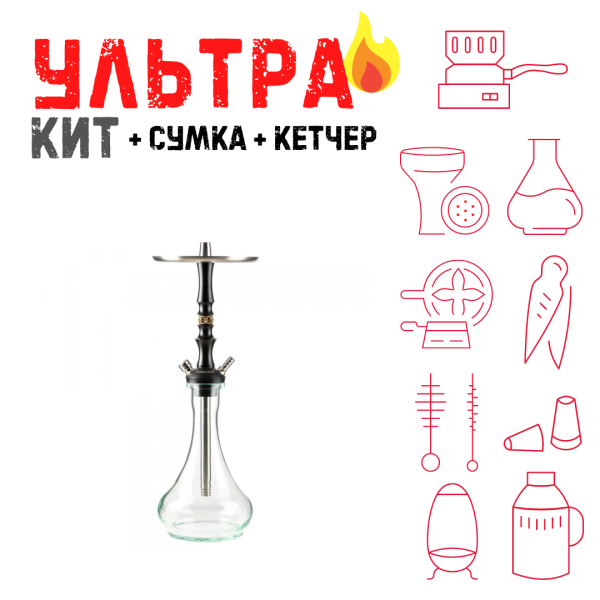 Набор с кальяном  Maklaud Dzen F/Sr ВСЕ ВКЛЮЧЕНО в Новосибирске
