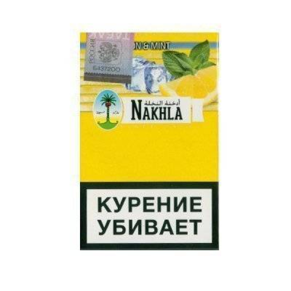 Кальянный табак Nakhla New Ice Lemon mint 50 гр в Новосибирске