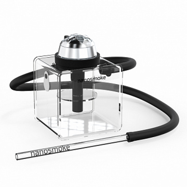 Кальян Nanosmoke box (прозрачный, 23 см) в Новосибирске