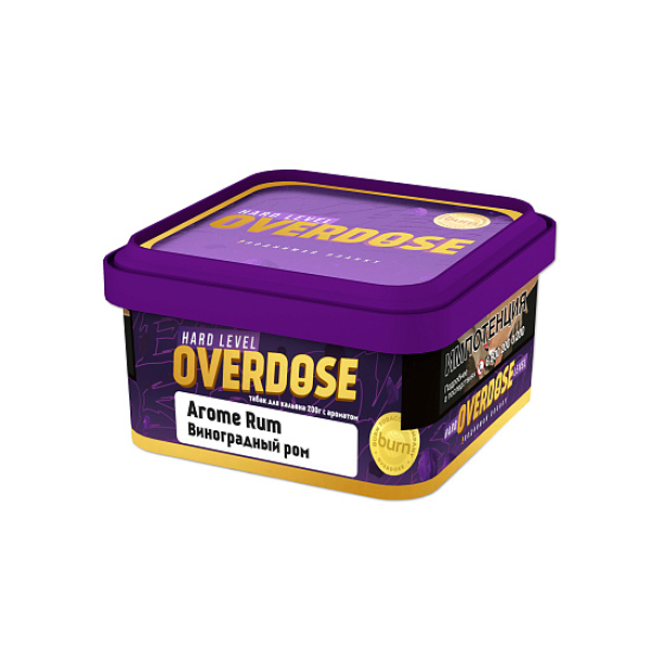 Табак OVERDOSE Aroma Rum 200 гр в Новосибирске
