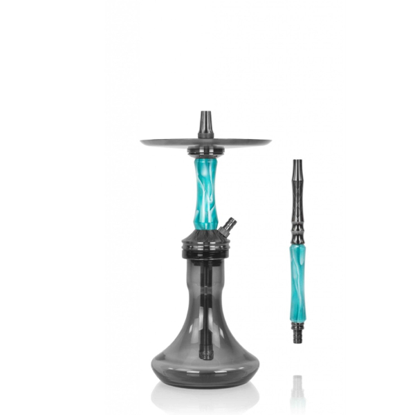 Кальян Ocean Hookah Kaif Small 2 (черный,бирюзовый, 53 см) в Новосибирске