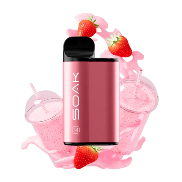 SOAK M Strawberry Cream dream (Клубничный милкшейк), 4000 тяг в Новосибирске
