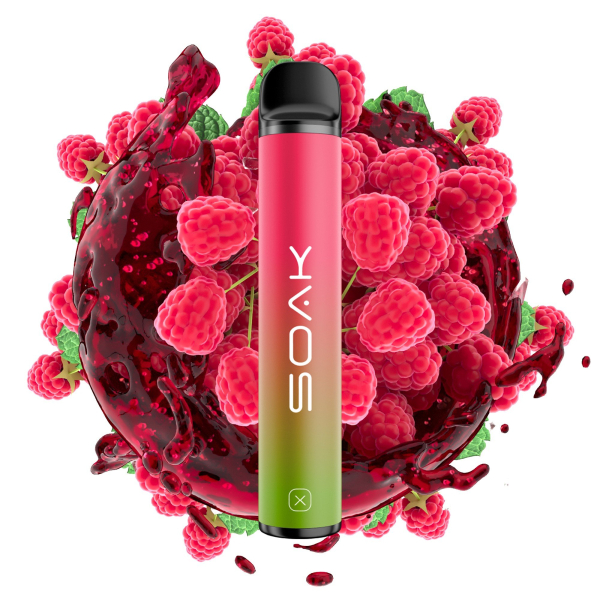 SOAK X Raspberry Soda (Малиновая газировка), 1500 тяг в Новосибирске