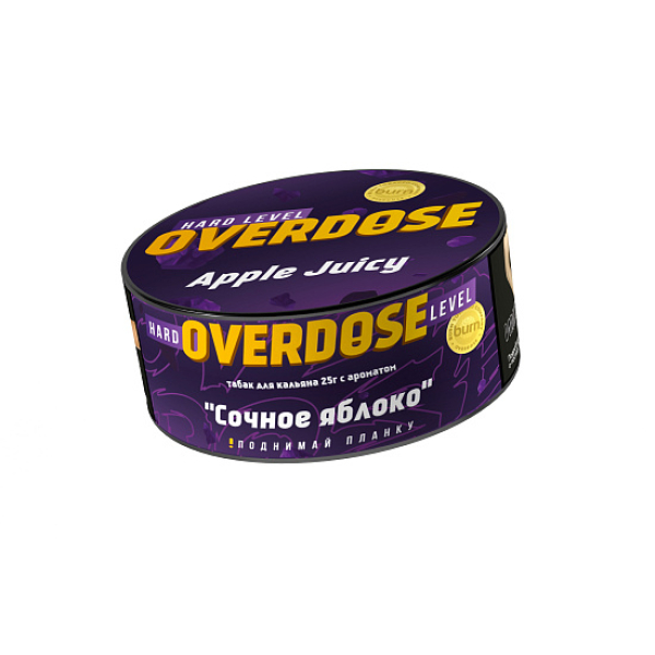 Табак OVERDOSE APPLE JUICY 25 гр в Новосибирске