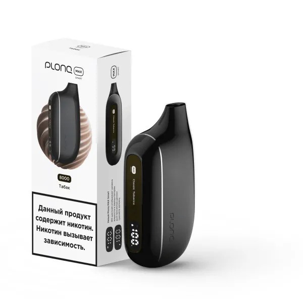 Plonq Max Smart Табак (8000 Затяжек) 20 Мг в Новосибирске