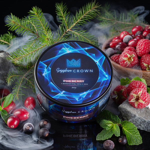 Табак Sapphire Crown Pineberry (Ягоды хвоя Мята) 100 гр в Новосибирске