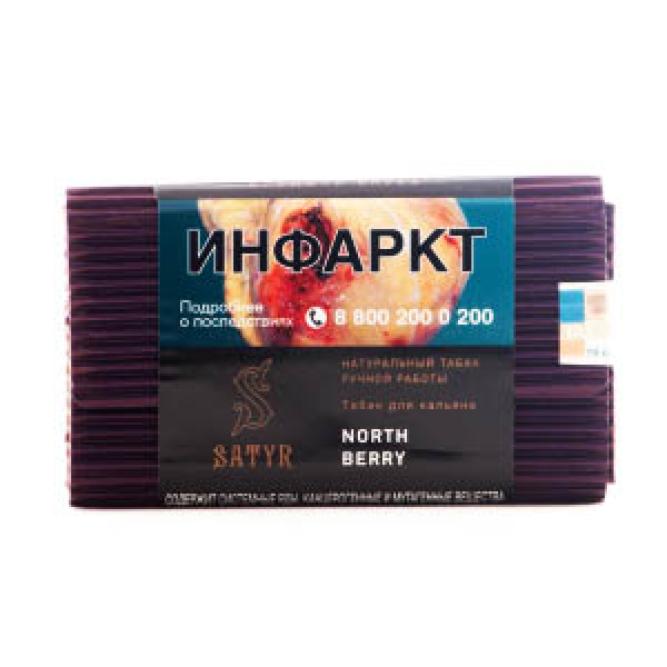 Табак Satyr North Berry 100 грамм в Новосибирске