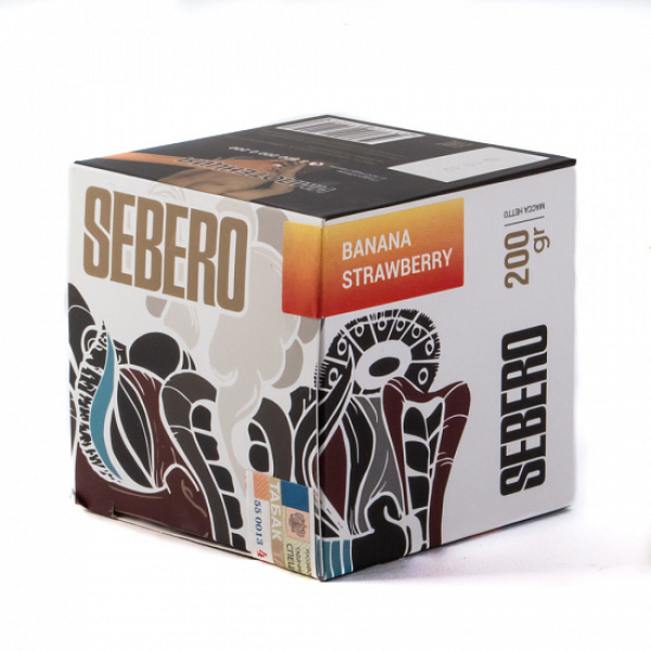 Табак SEBERO BANANA STRAWBERRY 200 грамм в Новосибирске