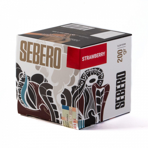 Табак SEBERO STRAWBERRY 200 грамм в Новосибирске